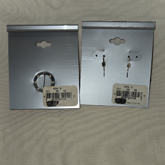 Kohl's Christmas Holiday Gingerbread Fish Hook Earrings And Brooch Pin Set - Picture 4 of 4